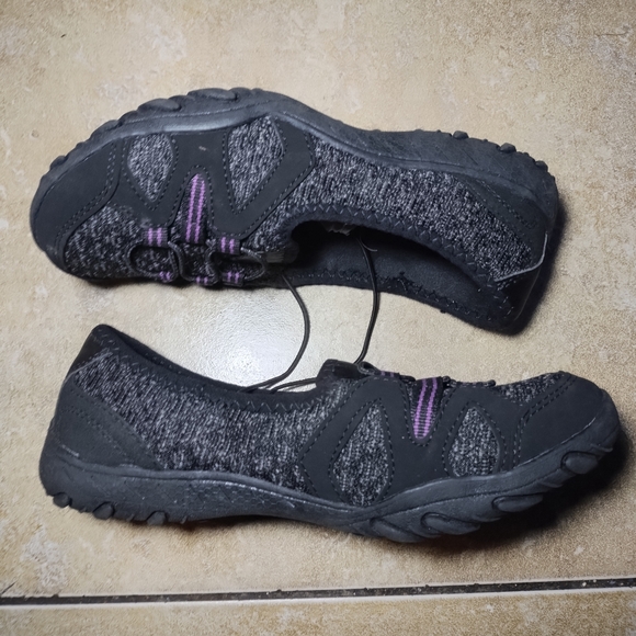 Athletic Works Women's Black & Purple Low Bungee Sneakers Size 6 - Picture 3 of 7